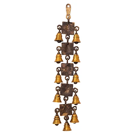 Brass Ganesha Wall Hanging Bells Product Photoshoot